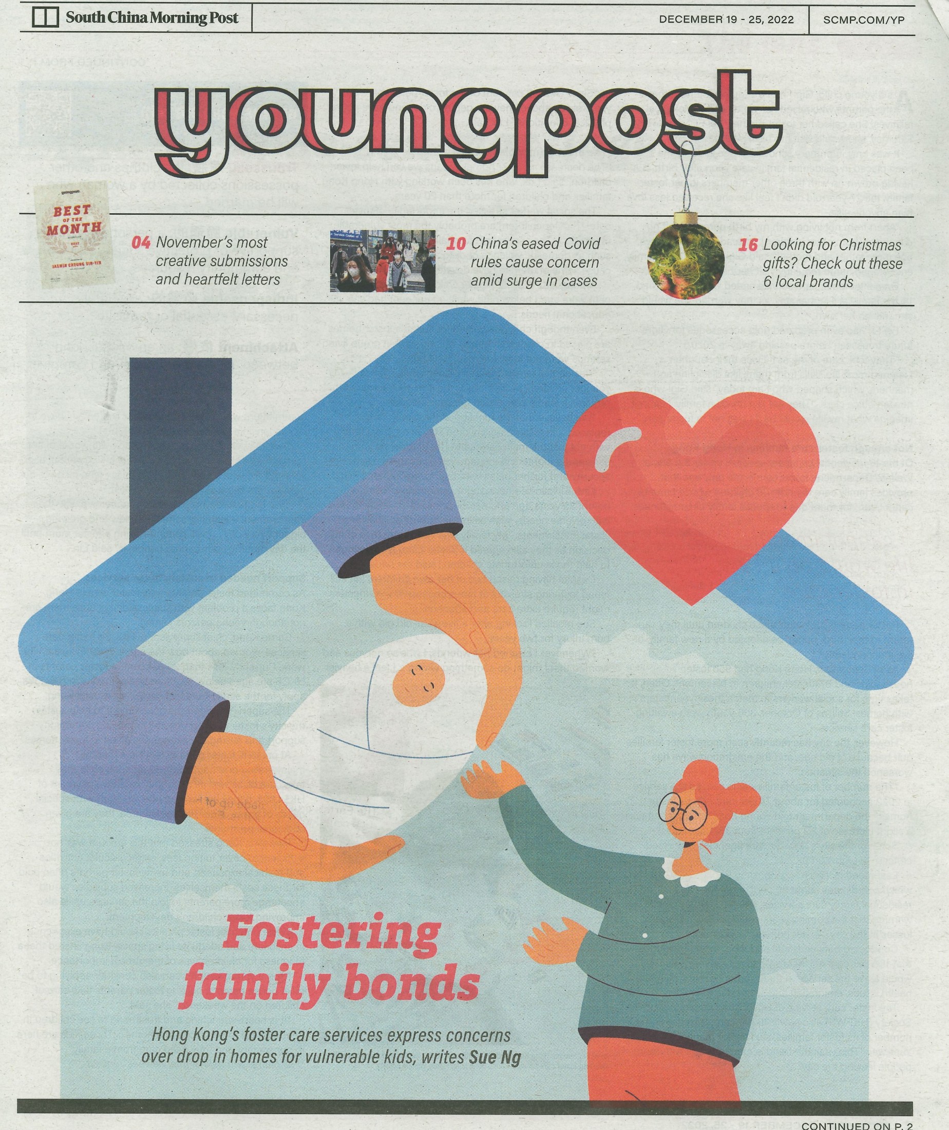 Fostering family bonds-SCMP